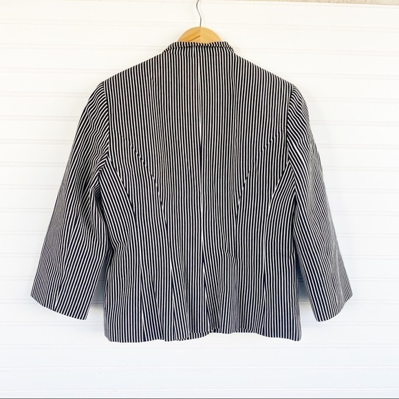 Chaps Striped blazer jacket Size 10 - Picture 2 of 10